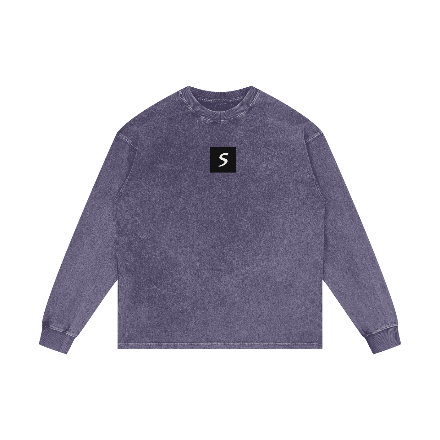 Acid Wash Oversize Long Sleeve T-Shirt