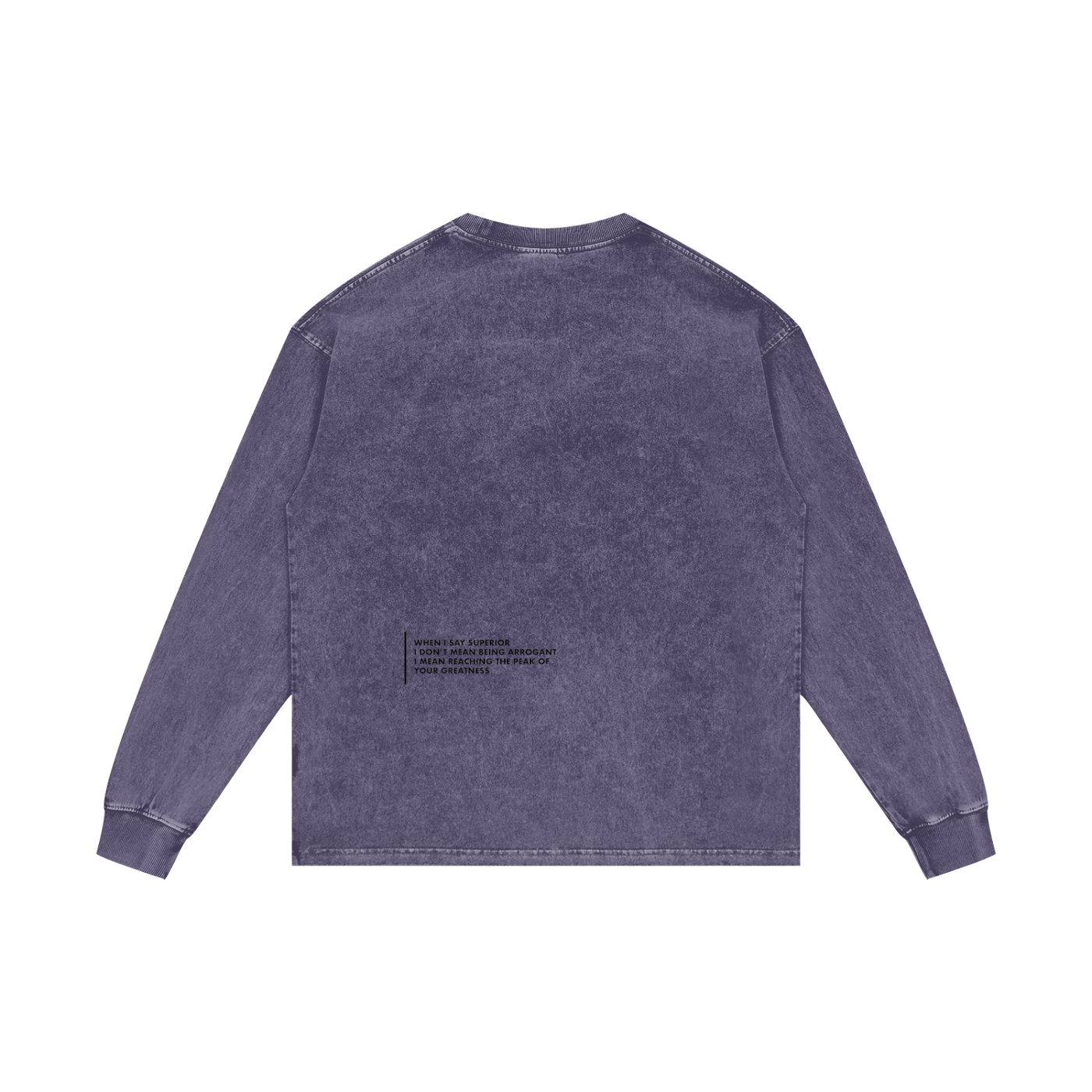 Acid Wash Oversize Long Sleeve T-Shirt
