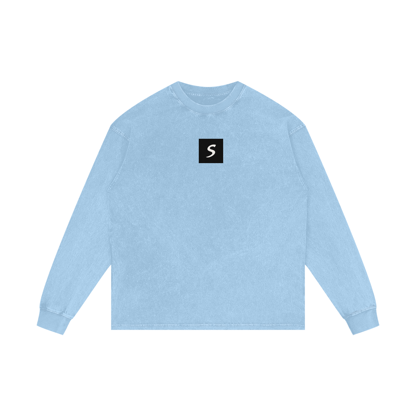 Acid Wash Oversize Long Sleeve T-Shirt