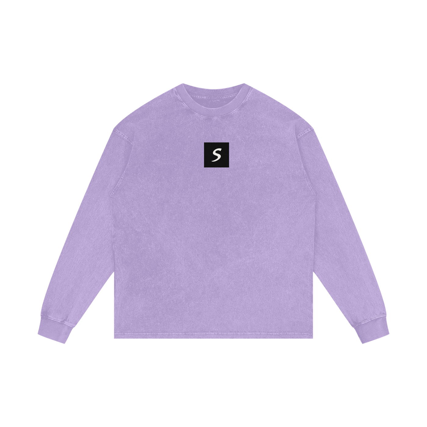 Acid Wash Oversize Long Sleeve T-Shirt